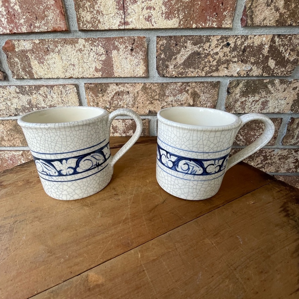 Dedham Mugs Rabbit Bundle of 2 USA 1993 ACG Beautiful Condition!
